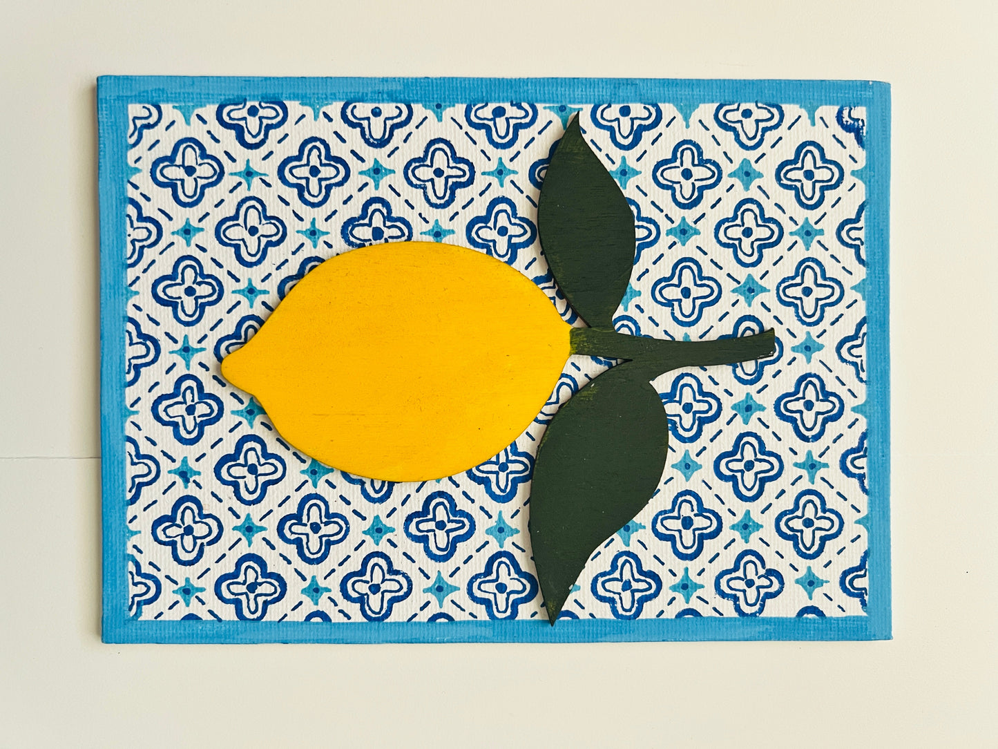 Lemon painting small