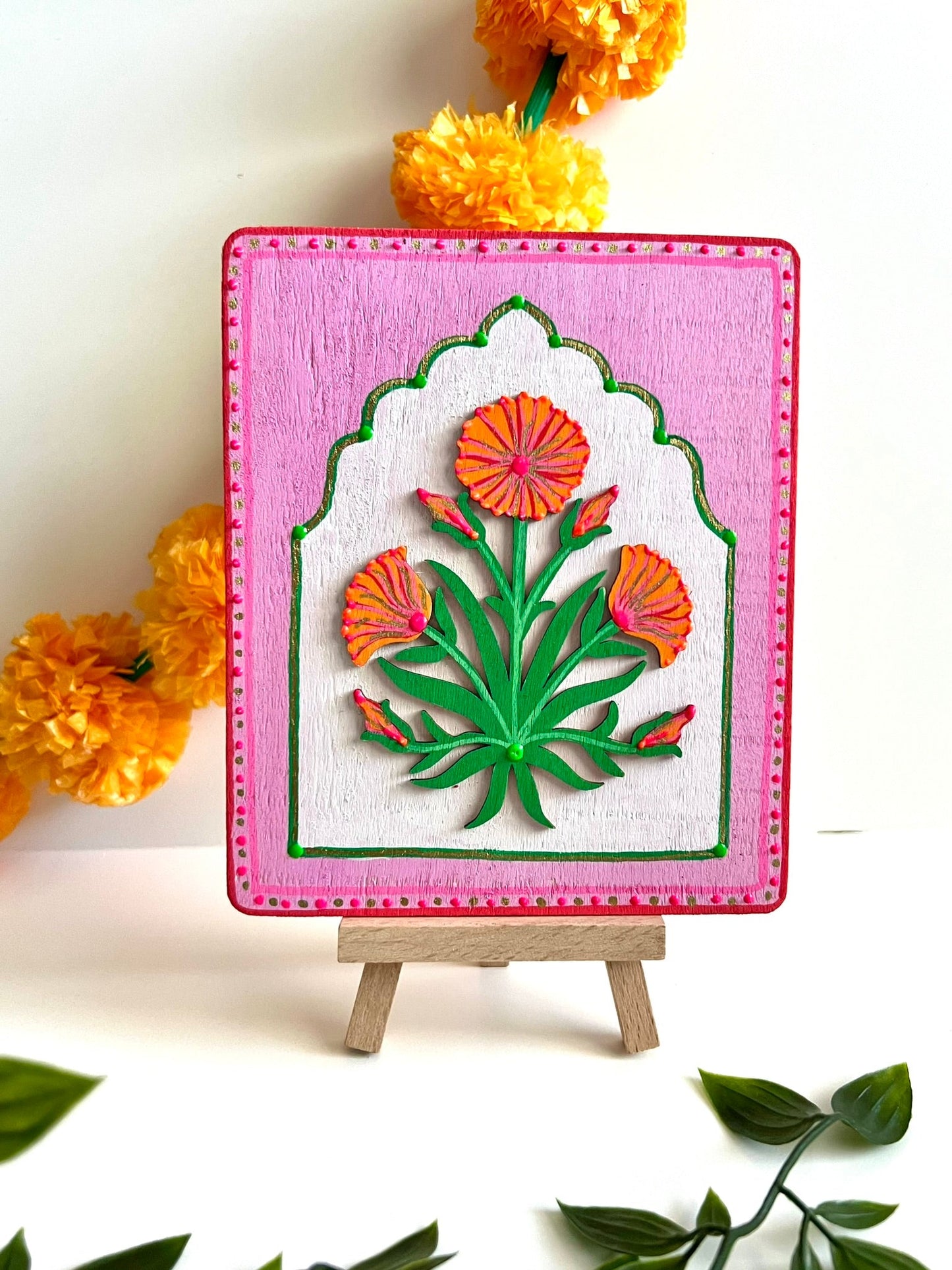 Pink Mughal flower