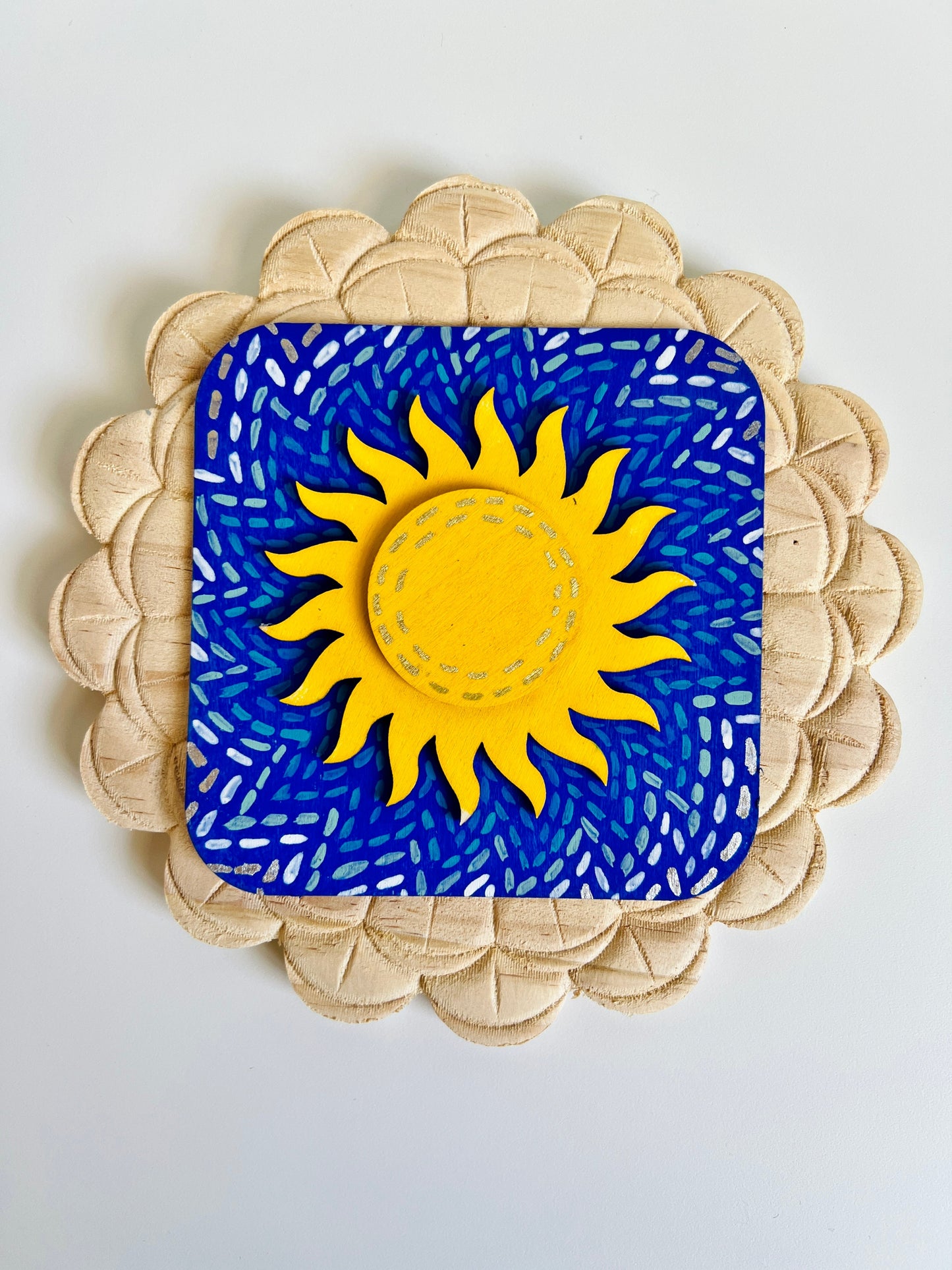 Sun Van Gogh style