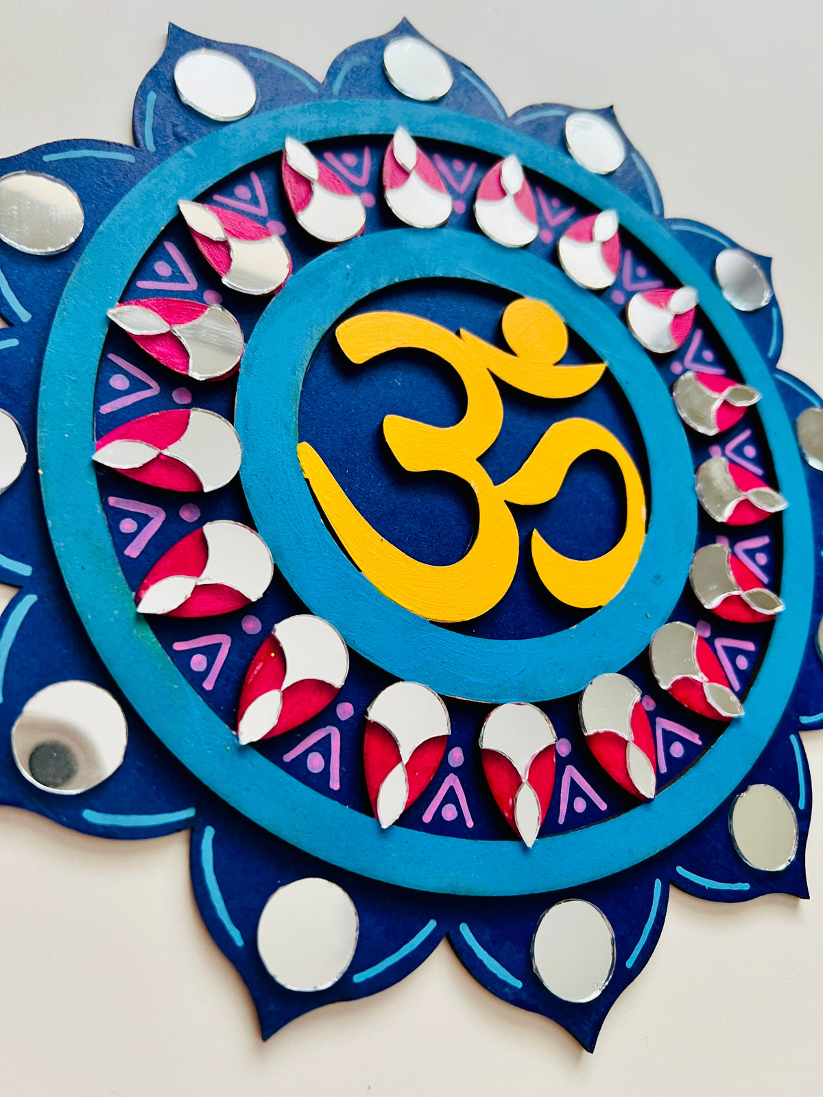 Blue Pink Om