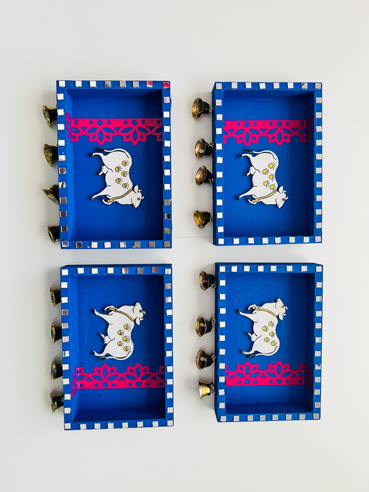 Blue bell pichwai cow