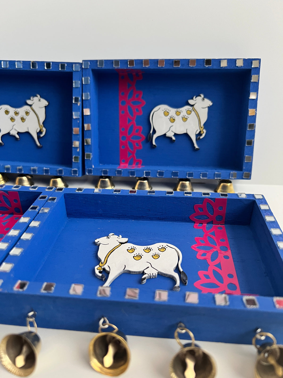 Blue bell pichwai cow