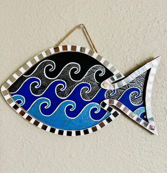Blue large fish