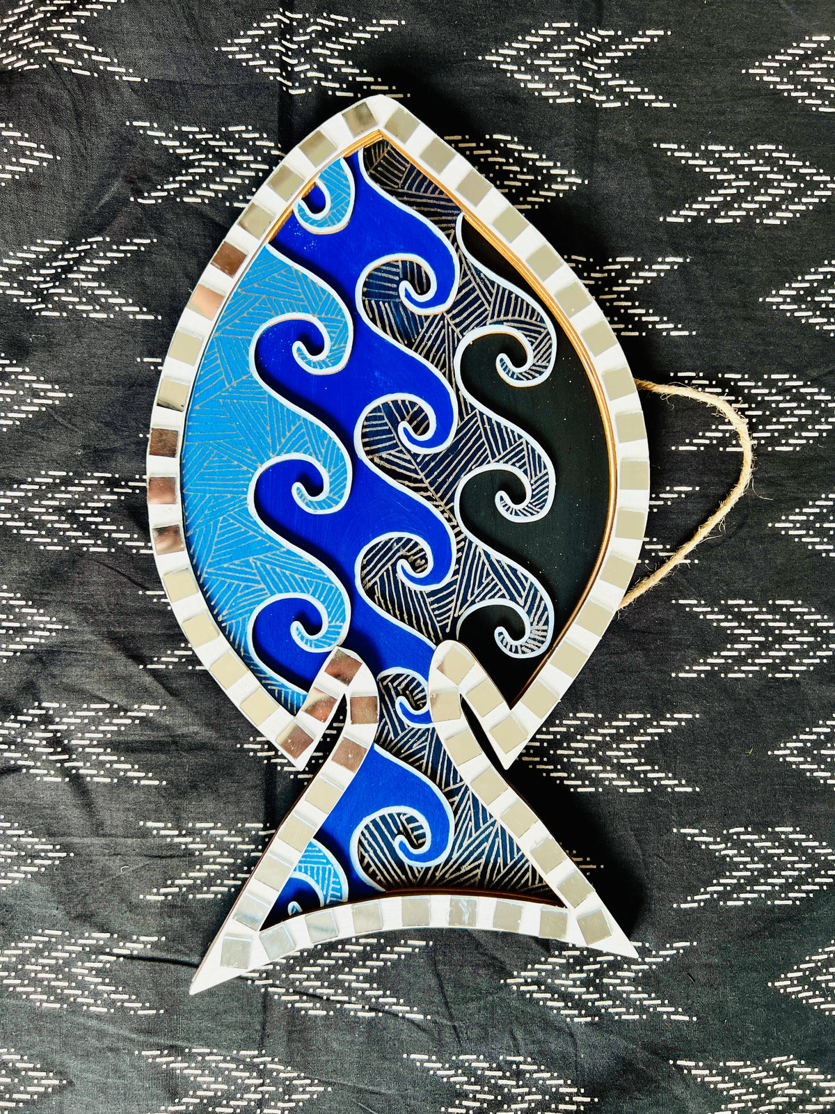 Blue large fish