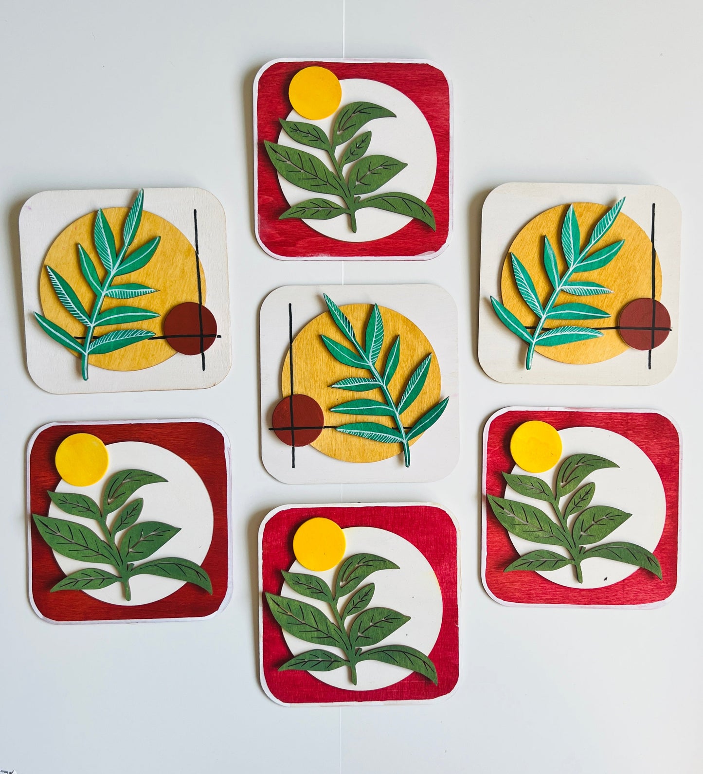 Boho leaf plate