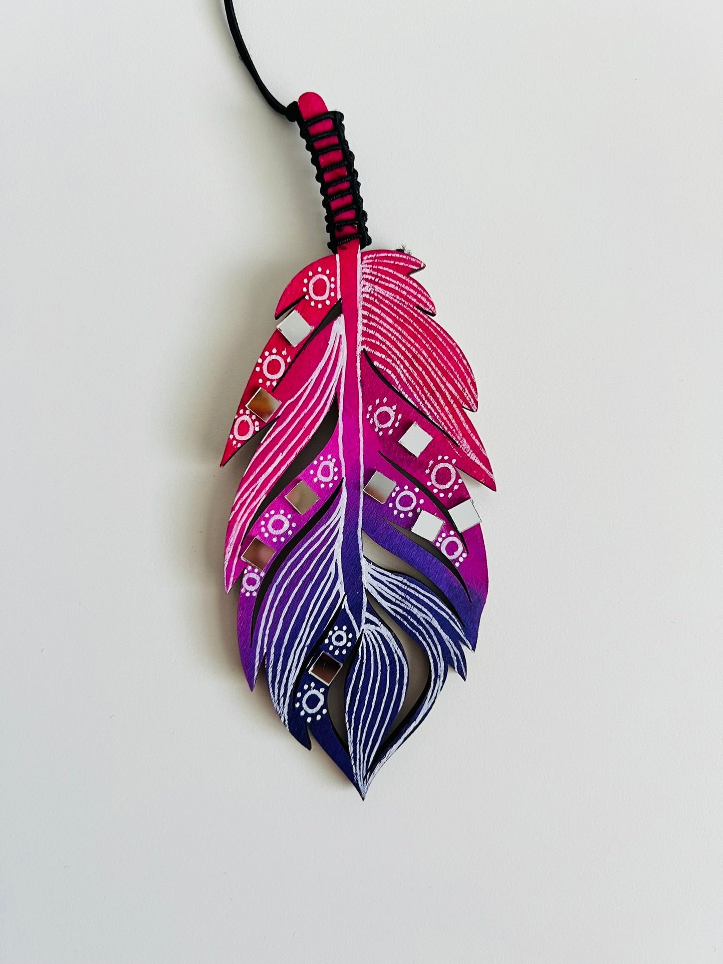 Feather hanging
