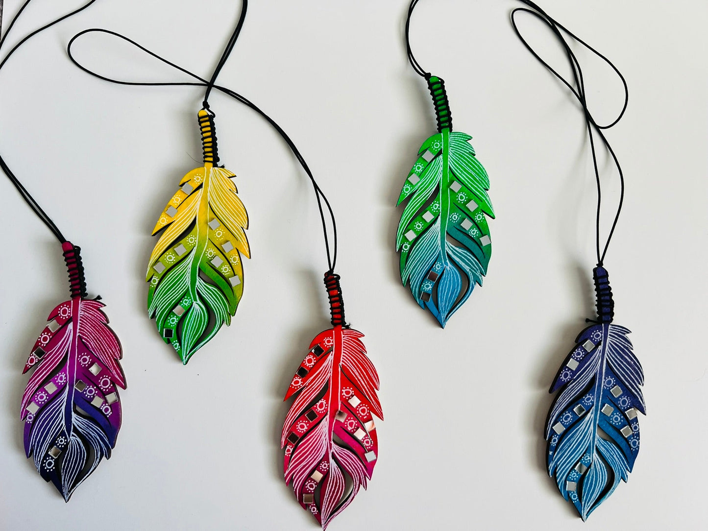 Feather hanging