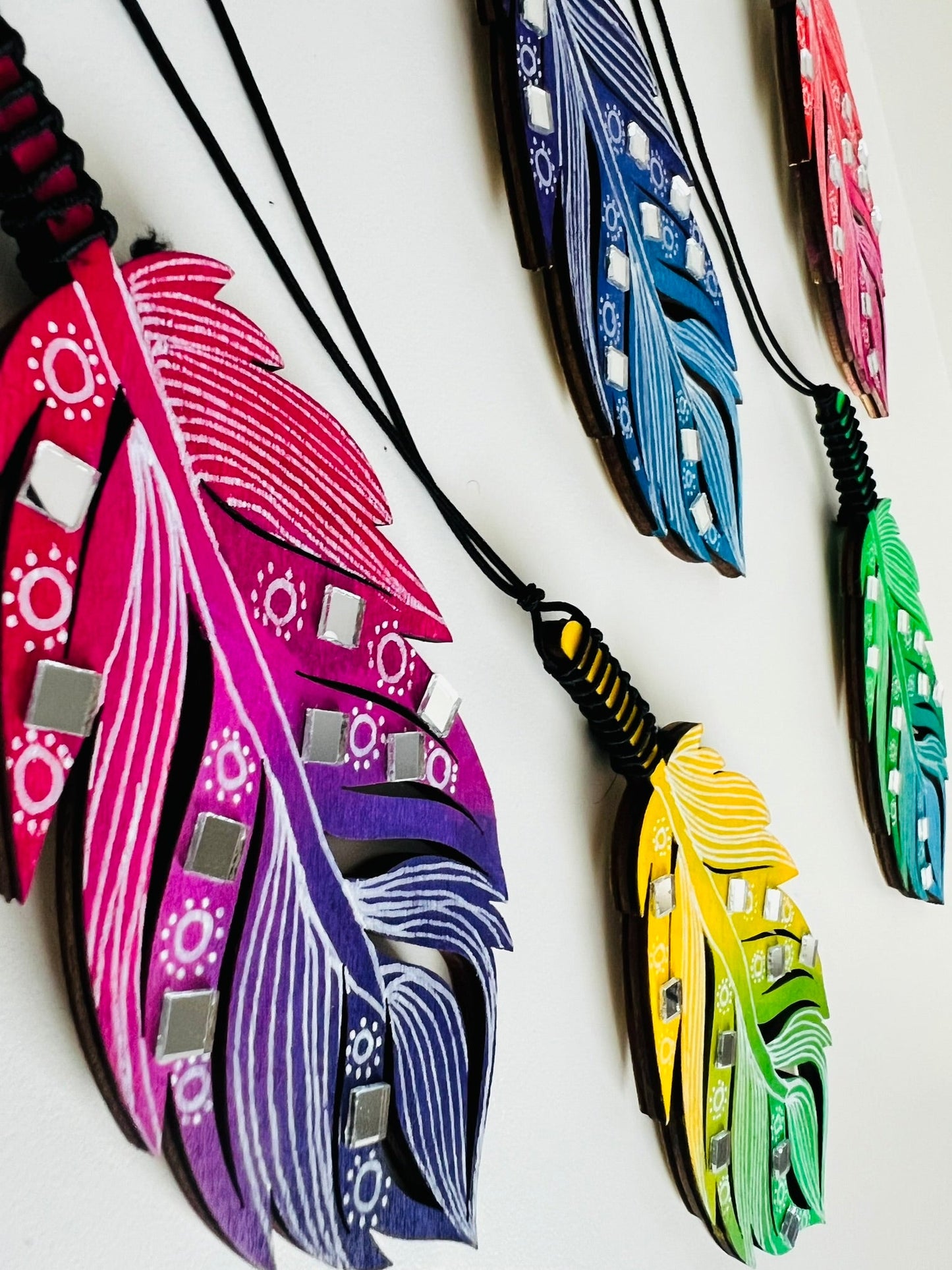 Feather hanging