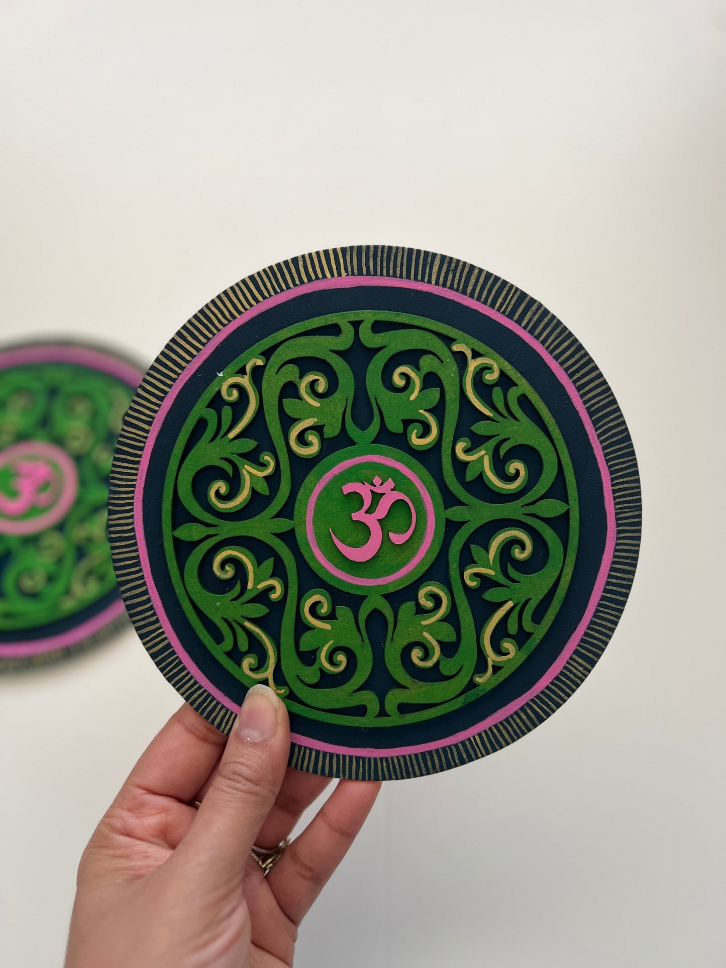 Green Om Plate