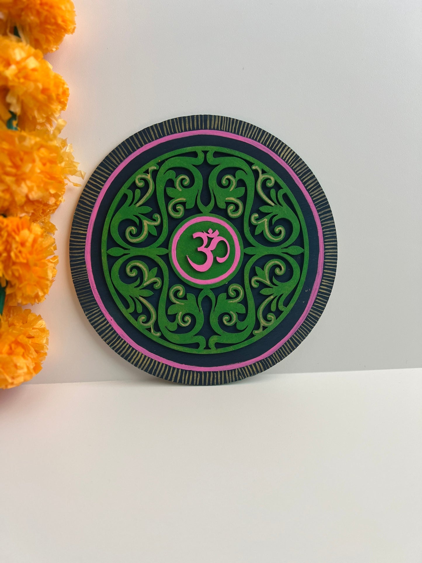 Green Om Plate