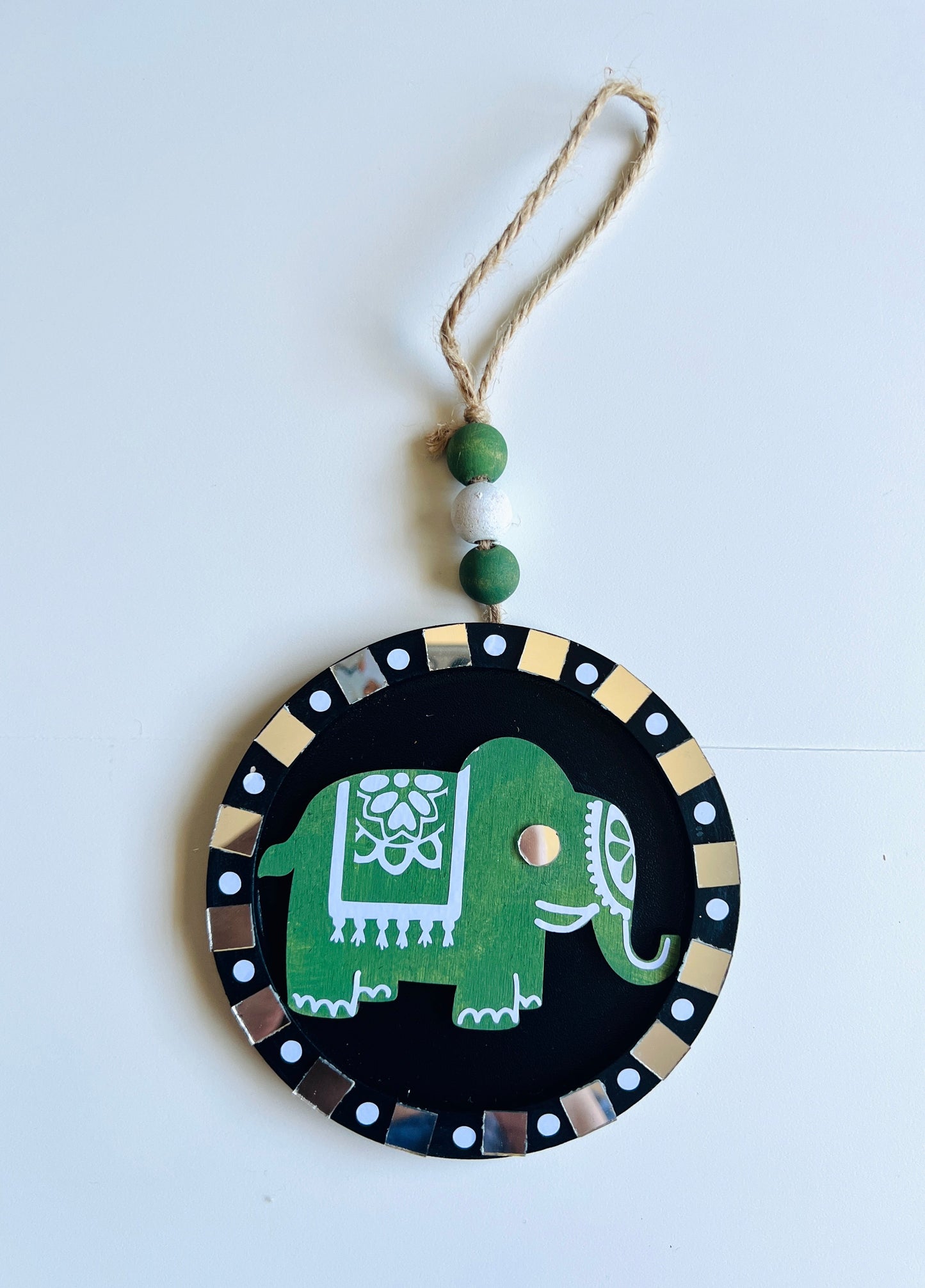 Green circle elephant