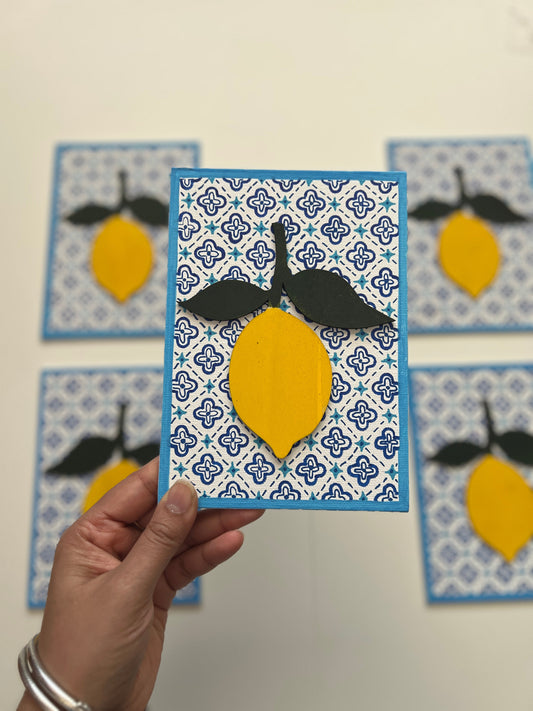 Lemon painting small