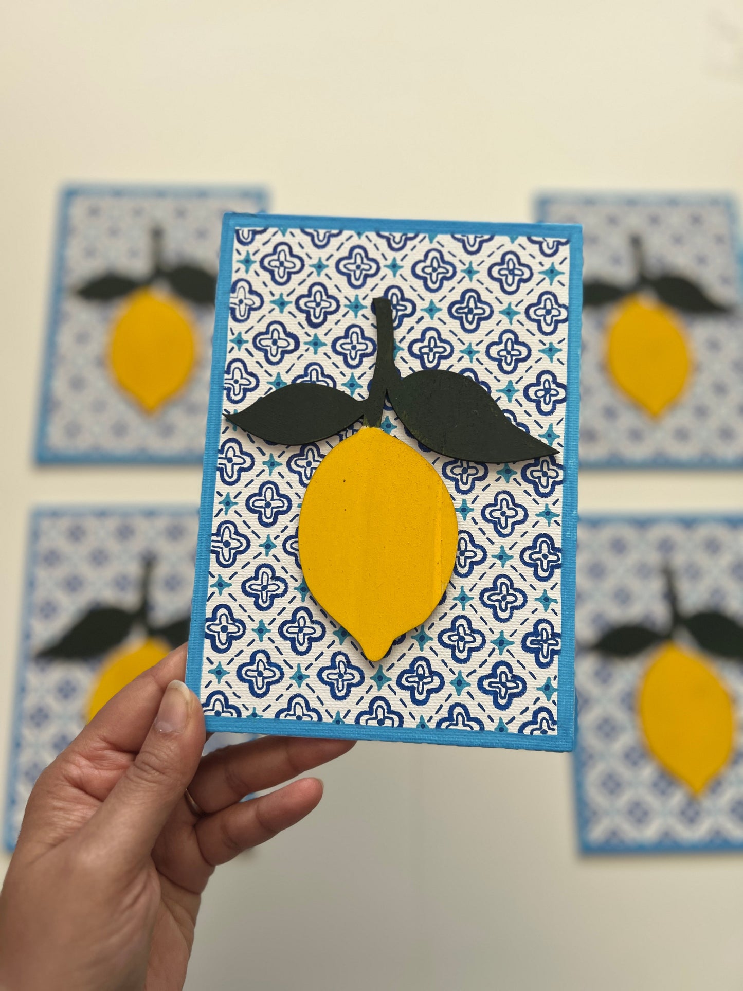 Lemon painting small