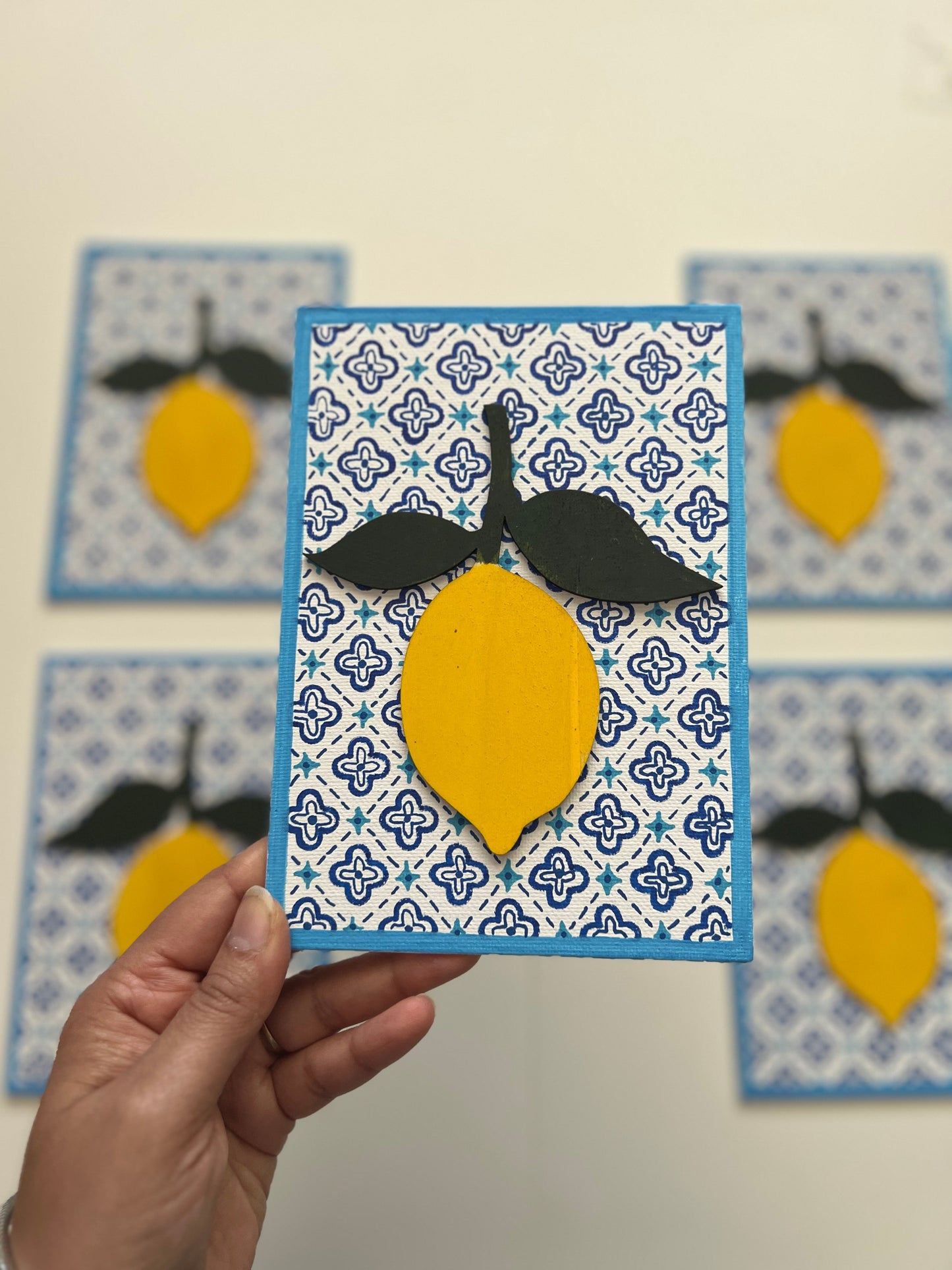 Lemon painting small