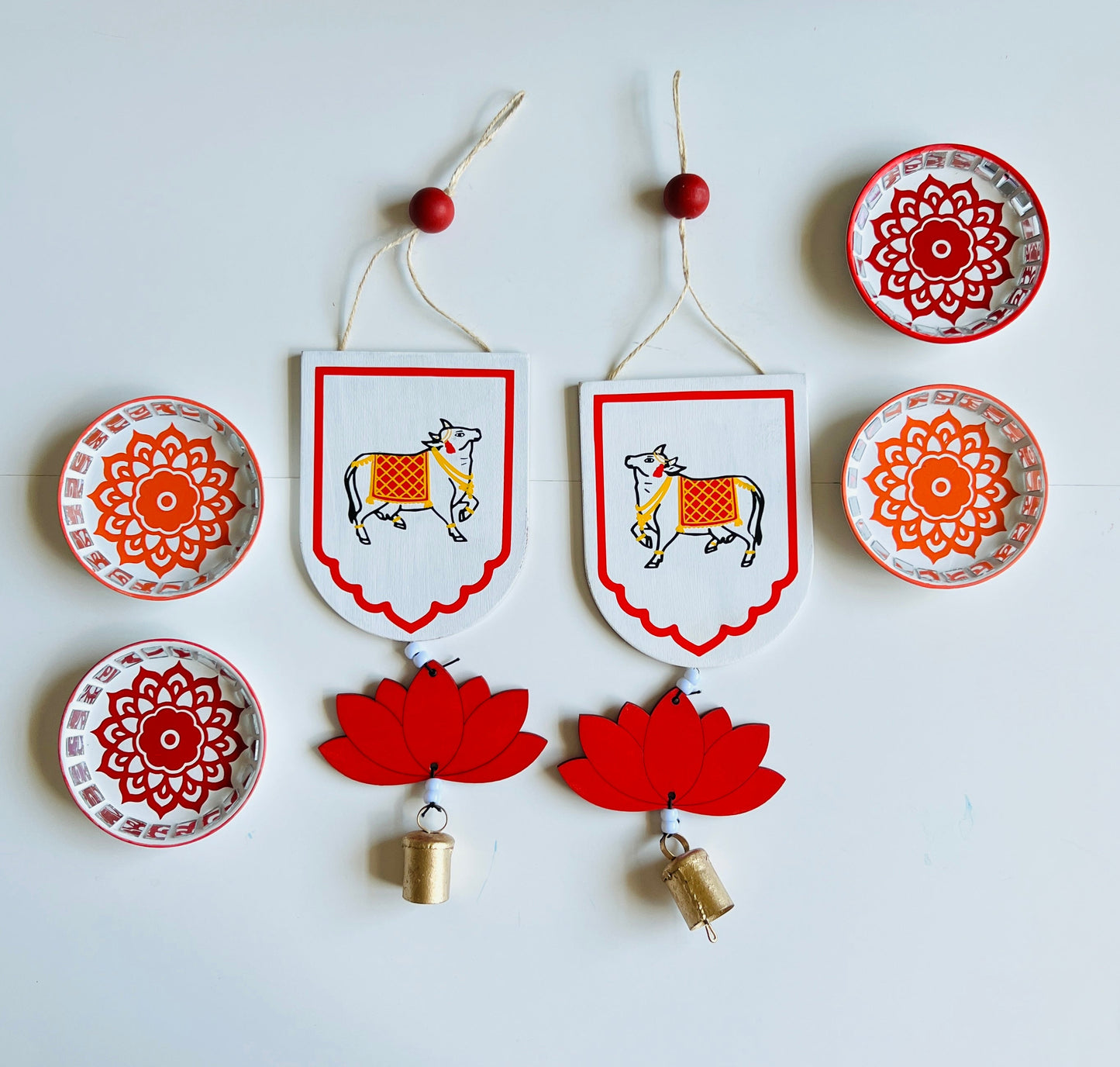 Pichwai cow semicircle