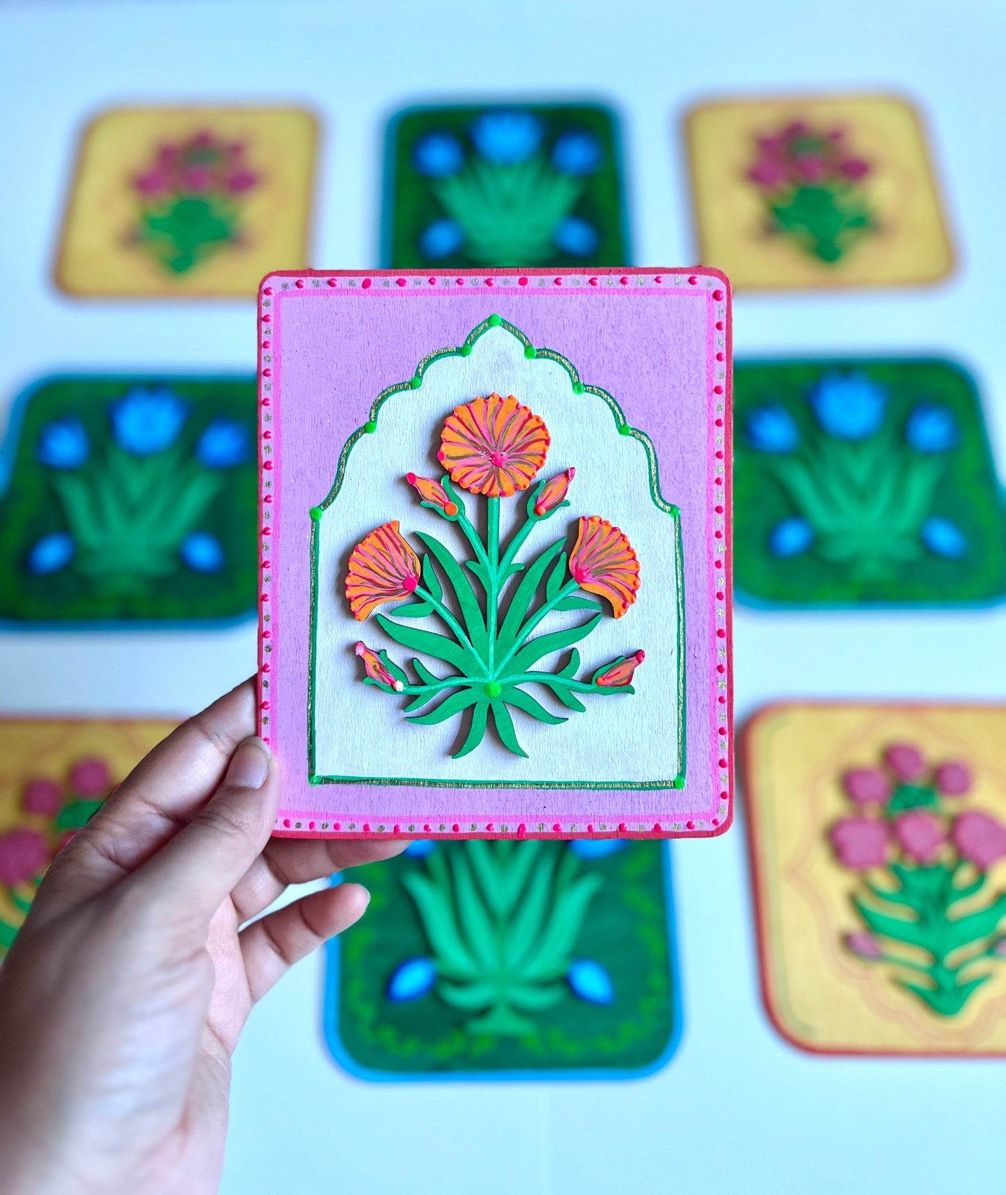 Pink Mughal flower