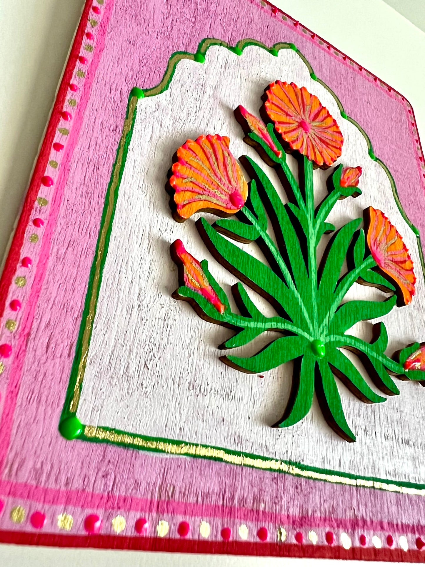 Pink Mughal flower