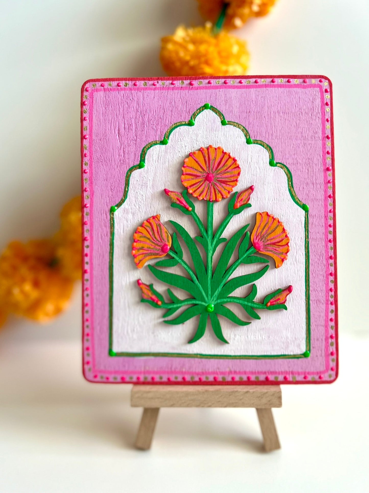 Pink Mughal flower
