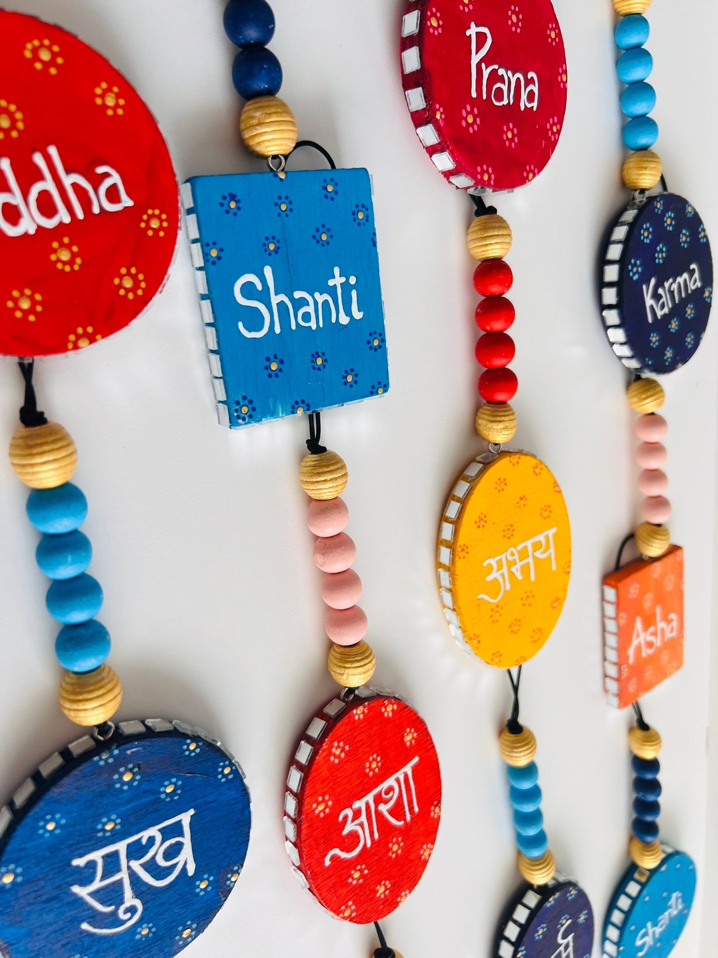 Positive word hanging