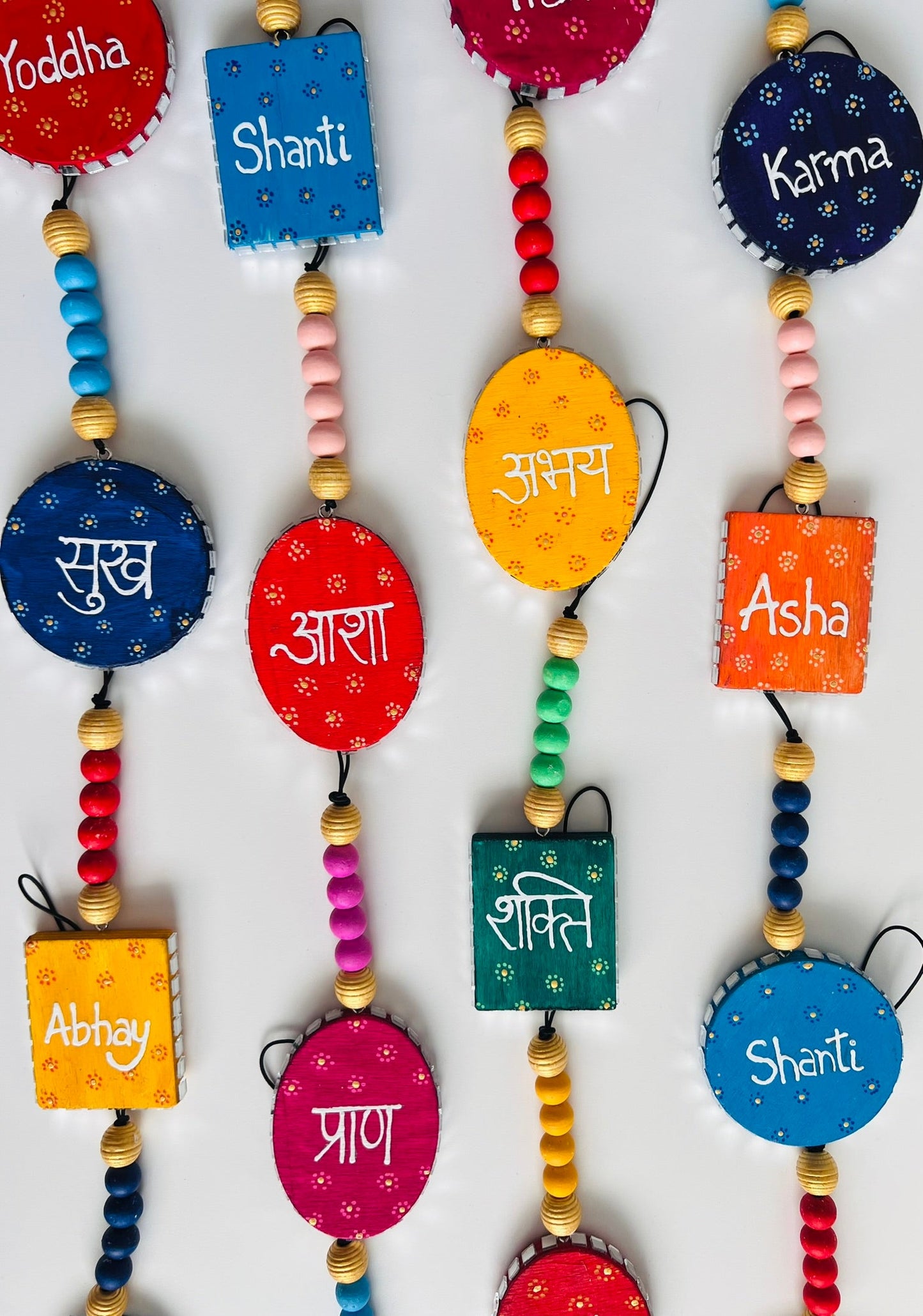 Positive word hanging