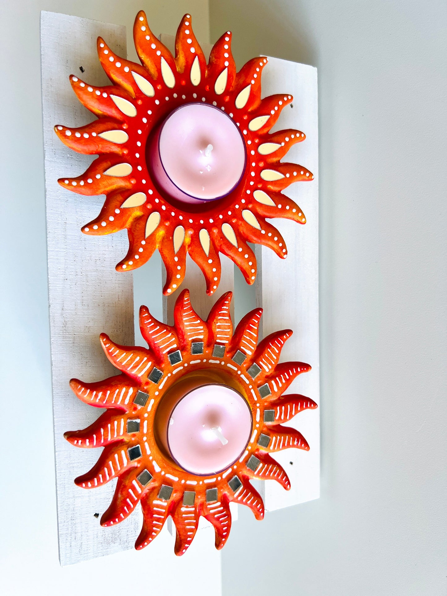 Sun Ceramic Tea Light Holders