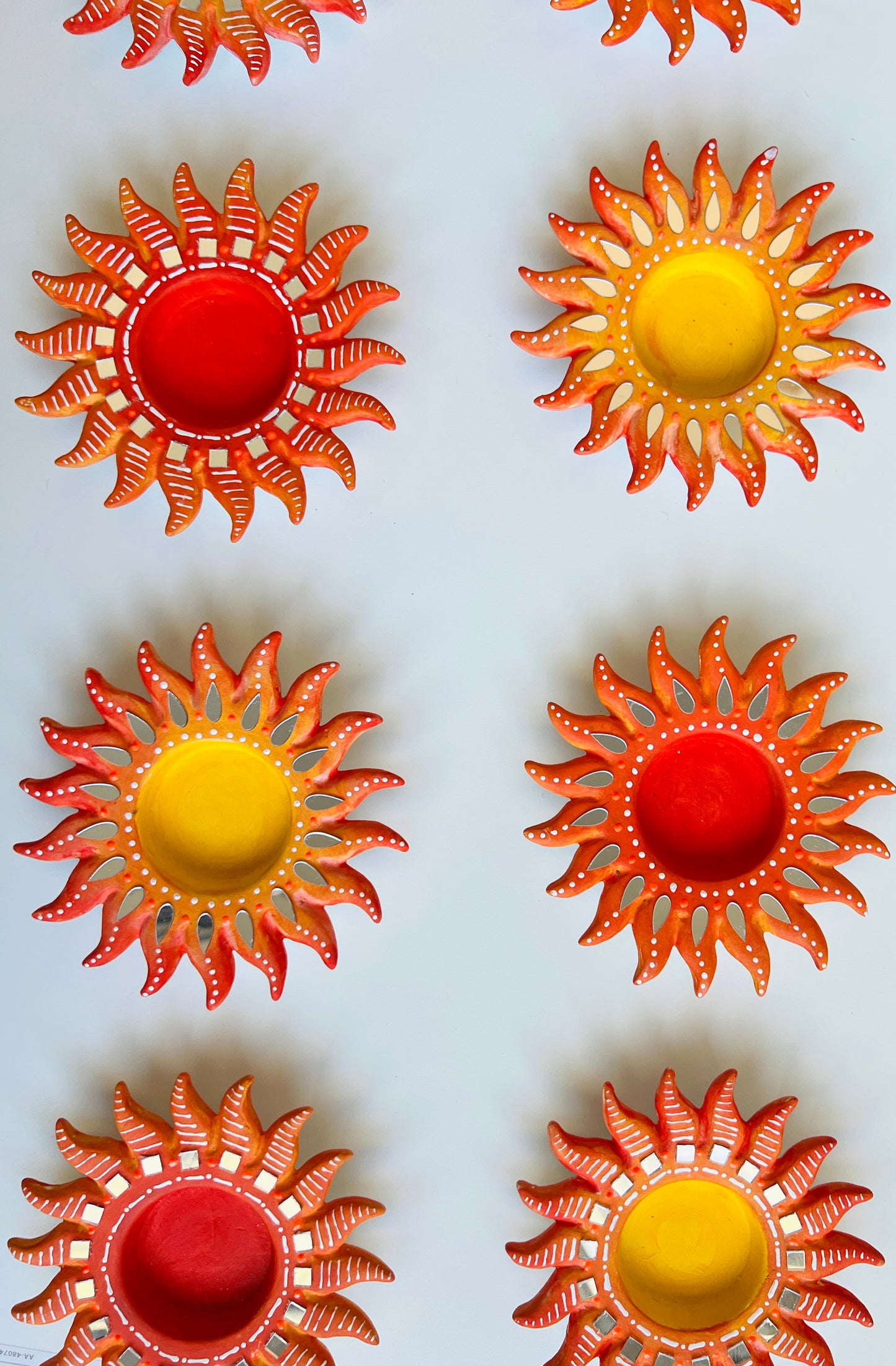 Sun Ceramic Tea Light Holders