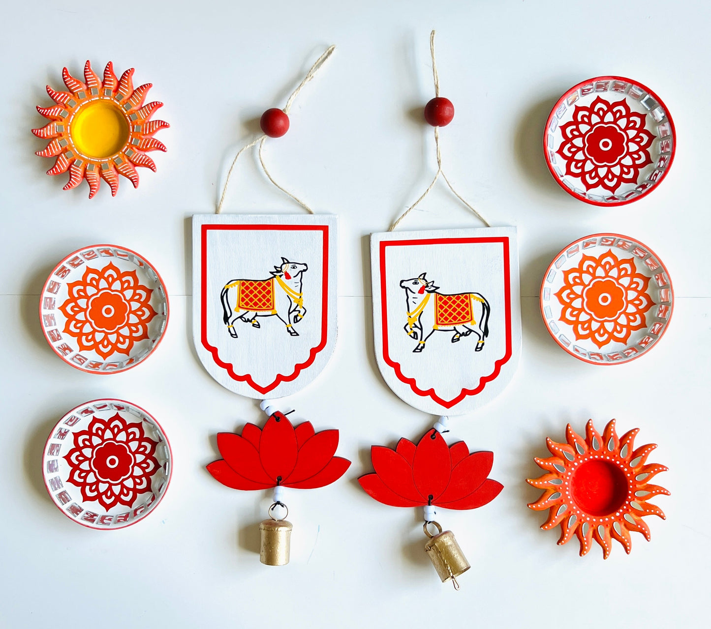 Sun Ceramic Tea Light Holders