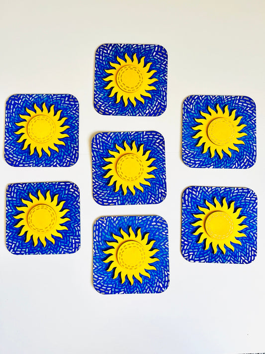 Sun Van Gogh style