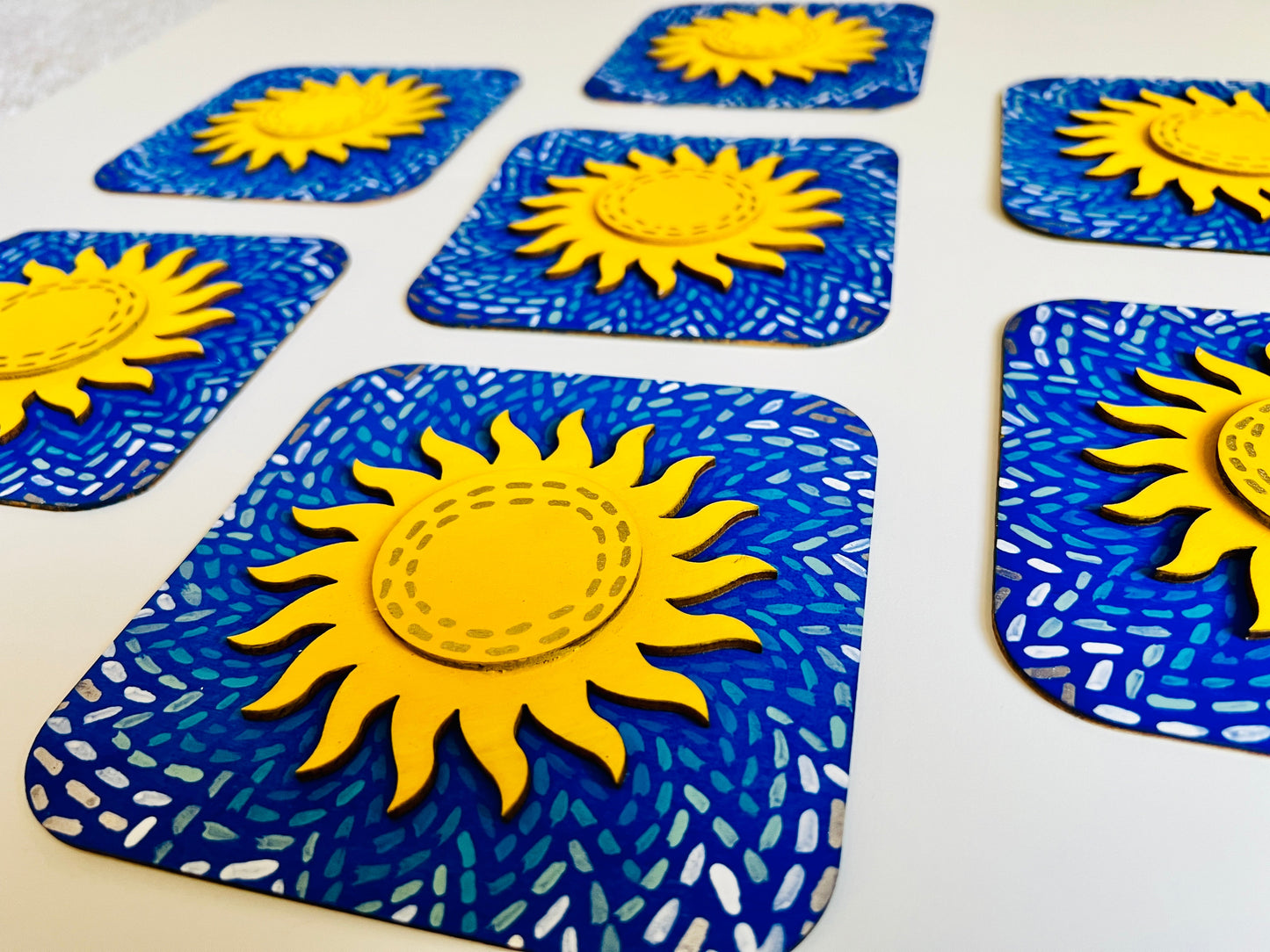 Sun Van Gogh style