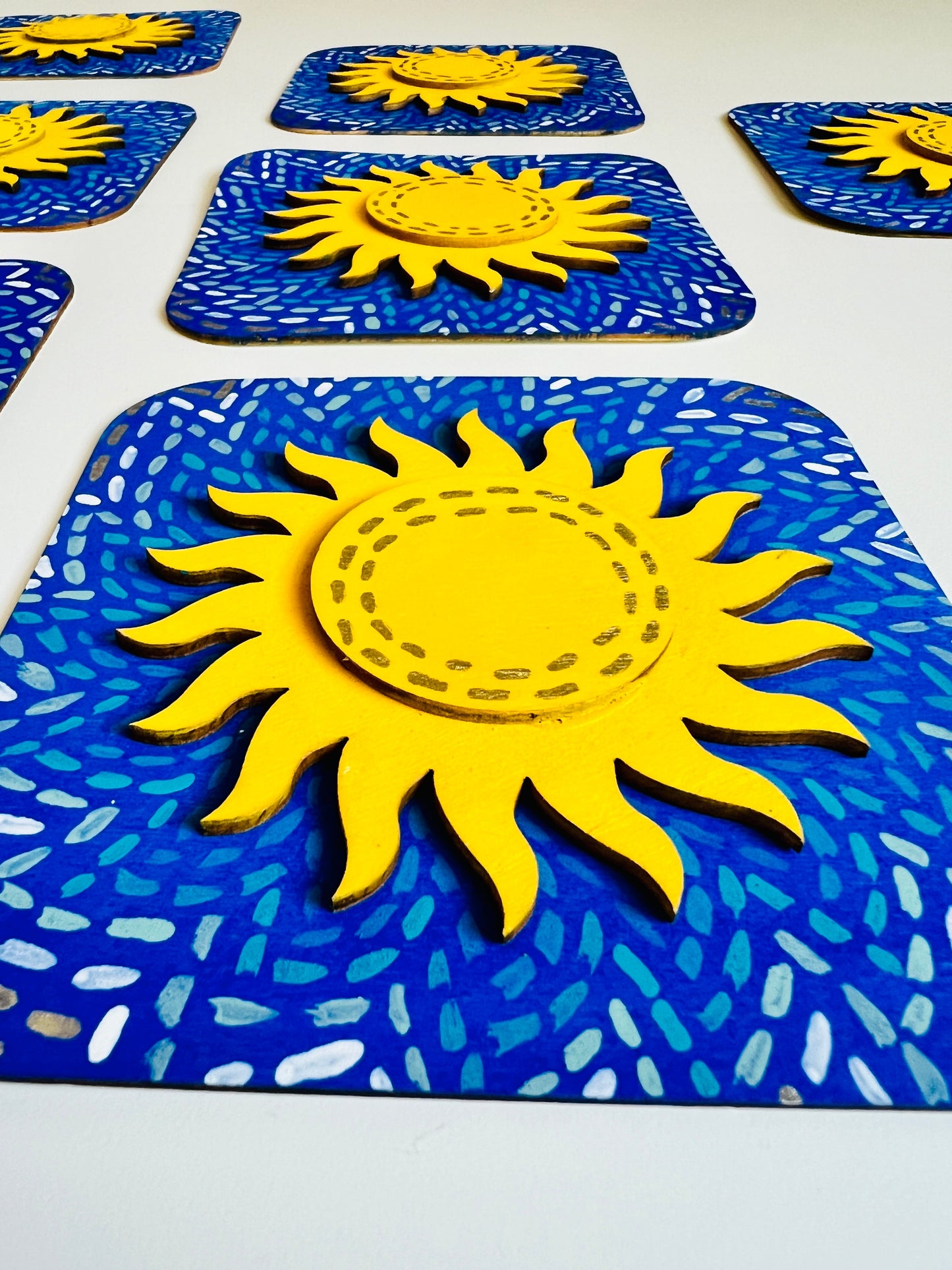 Sun Van Gogh style
