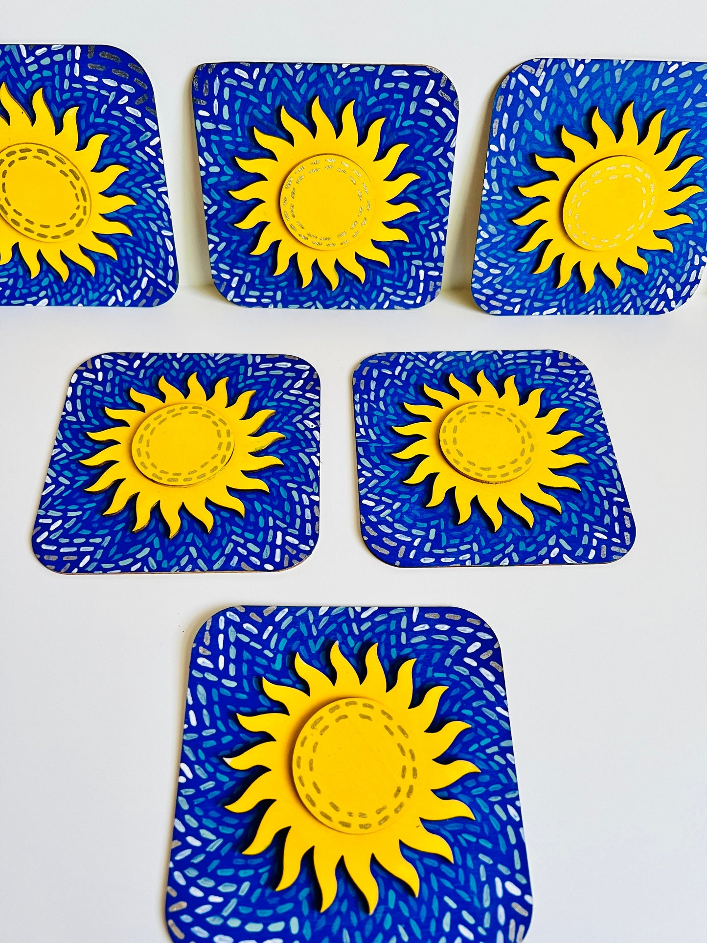 Sun Van Gogh style